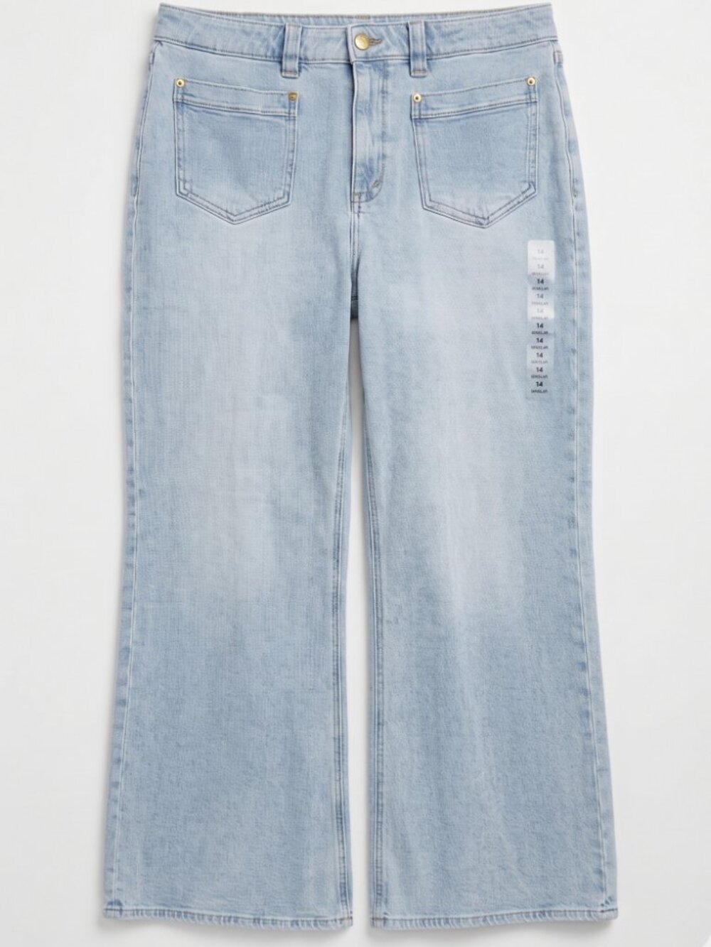 Light Blue Wide Leg Jeans